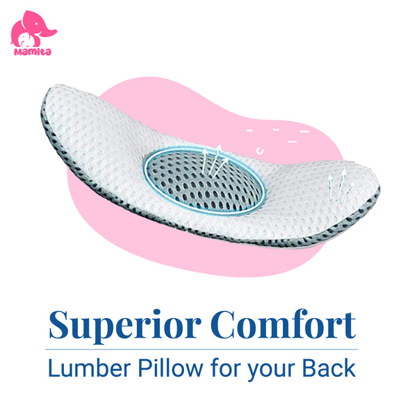 Importikaah Lumbar Pillow for Side Sleeping