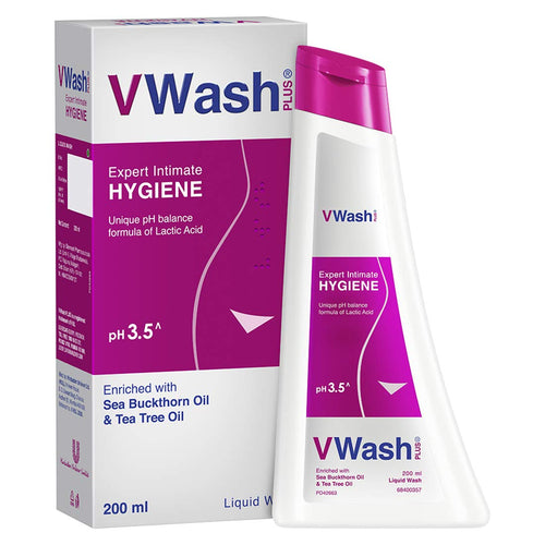 VWash Plus Expert Intimate Hygiene, With Tea Tree Oil, Liquid Wash Pre –